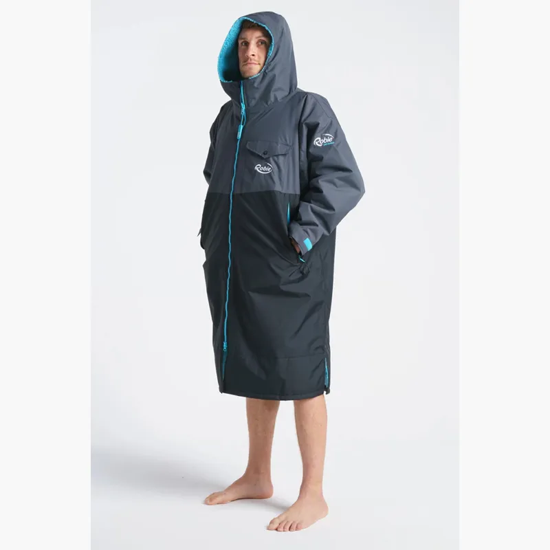 Robie Dry Series Long Sleeve Changing Robe Charcoal-3